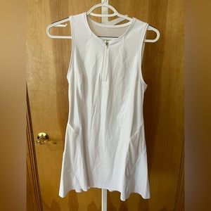 Athleta Tennis Dress, NEVER WORN! White, size M.